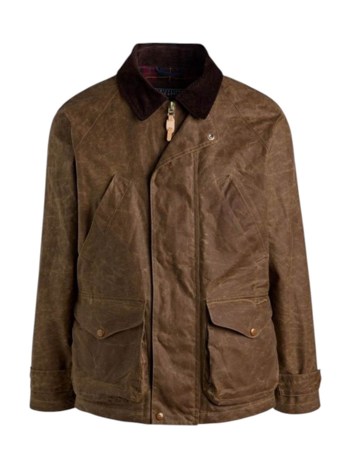 MANIFATTURA CECCARELLI Giubbino Uomo Rain Caban DARK TAN - W7071-WX gioboutiqueweb