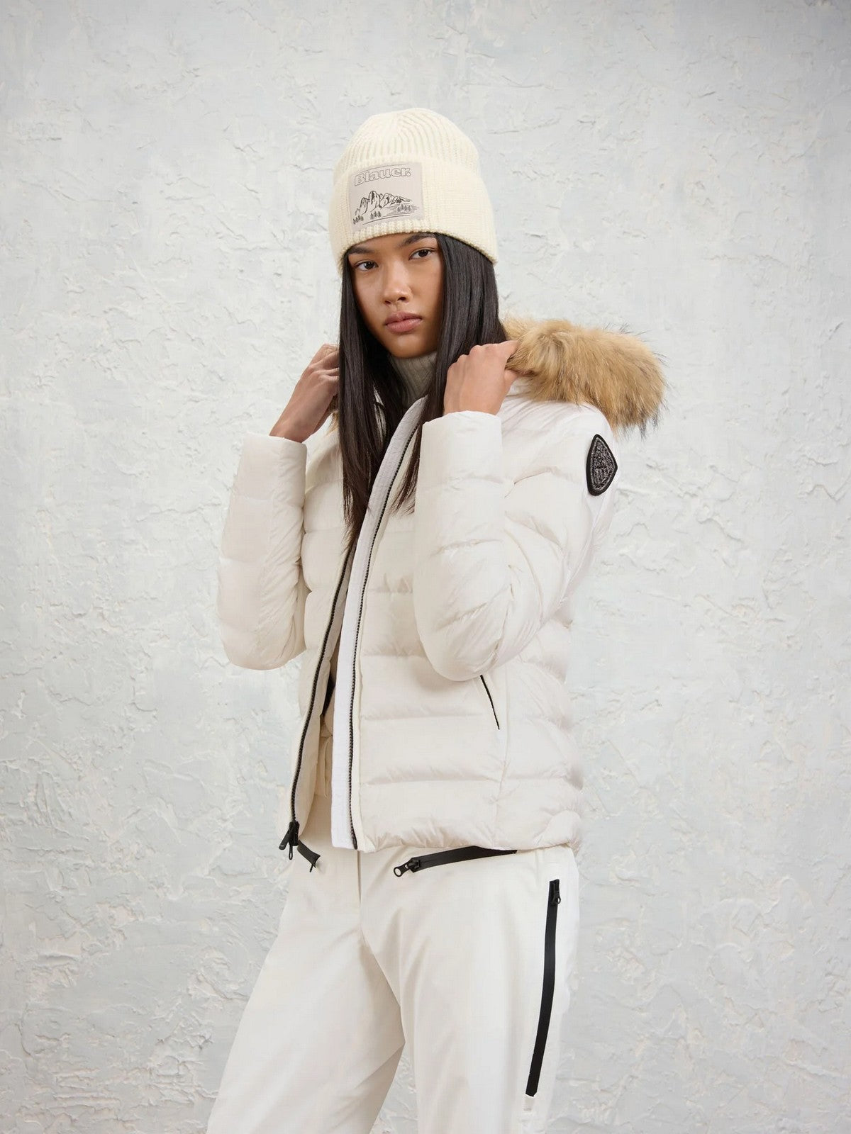 BLAUER Piumino Donna ARCADIA BIANCO OTTICO int. BIANCO OTTICO - 26WBLDC03038 006047 100BI gioboutiqueweb