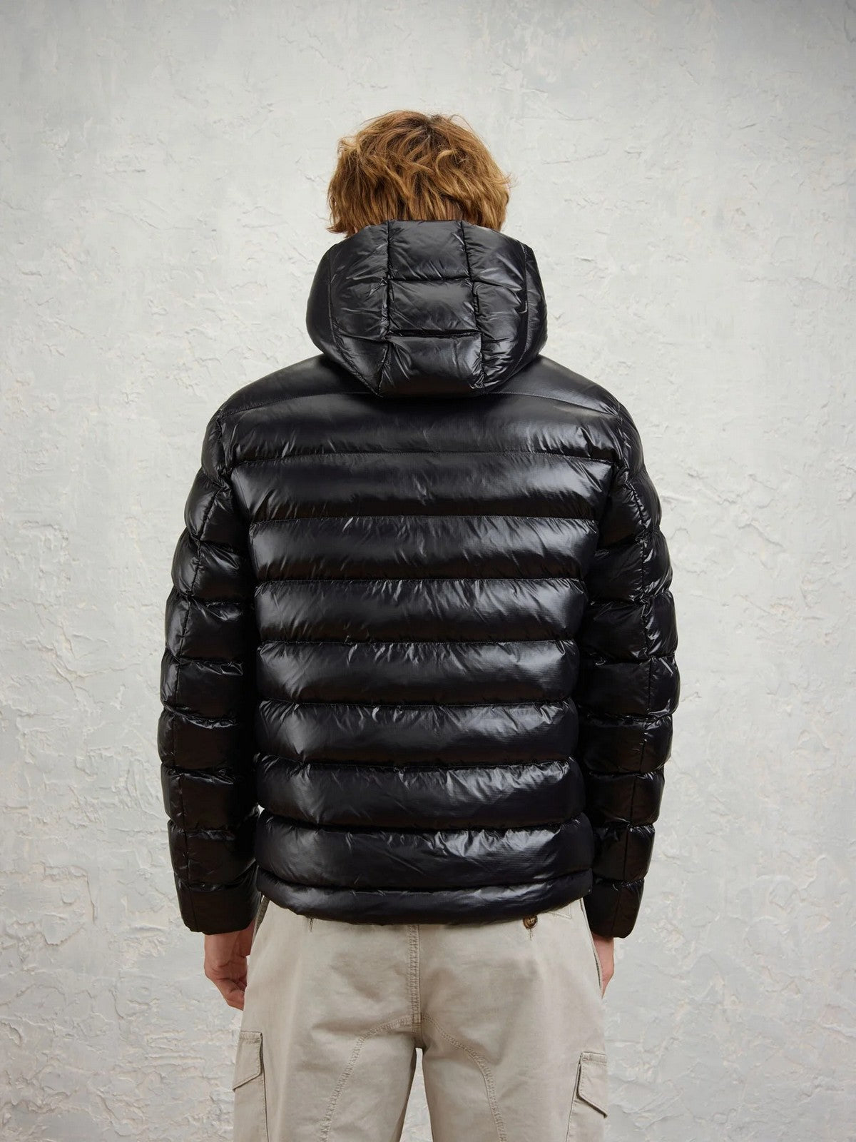 BLAUER Piumino Uomo ADAMS NERO interno BEIGE 301 - 26WBLUC02054 005958 999EI gioboutiqueweb