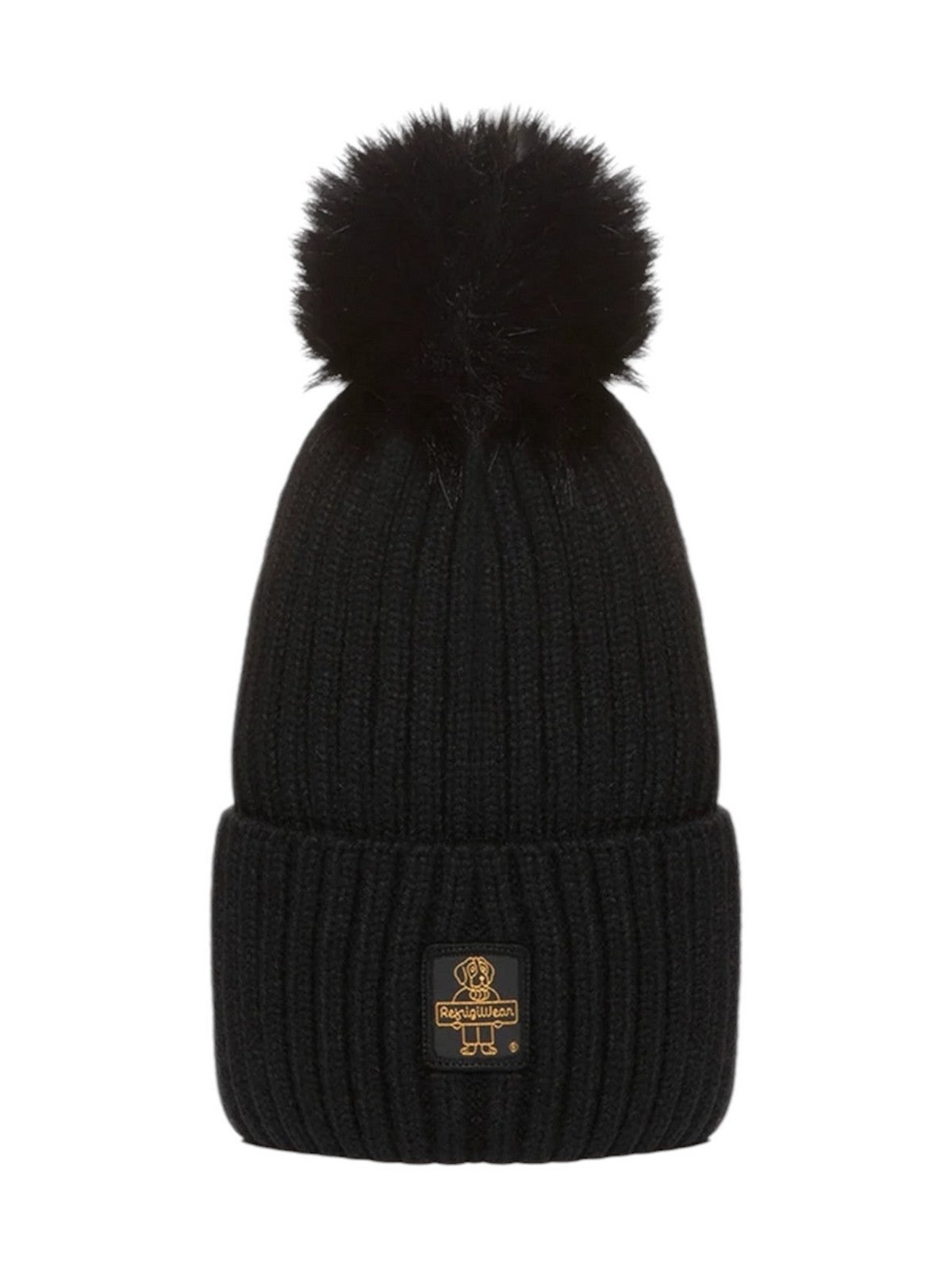 REFRIGIWEAR Cappello Unisex adulto ECOFUR CARVIN HAT BLACK - B81518 MA9083 G06000 gioboutiqueweb