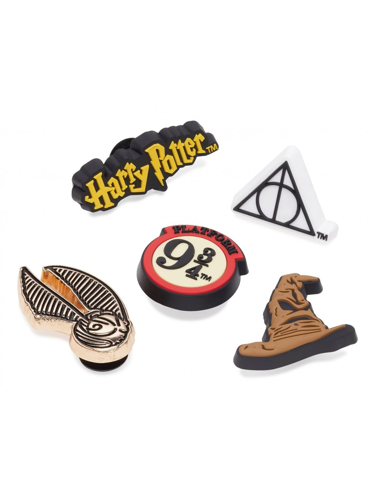 Crocs JIBBITZ Unisex adulto Harry Potter Symbol 5 Pack - CR.2036 JIB UCOL gioboutiqueweb