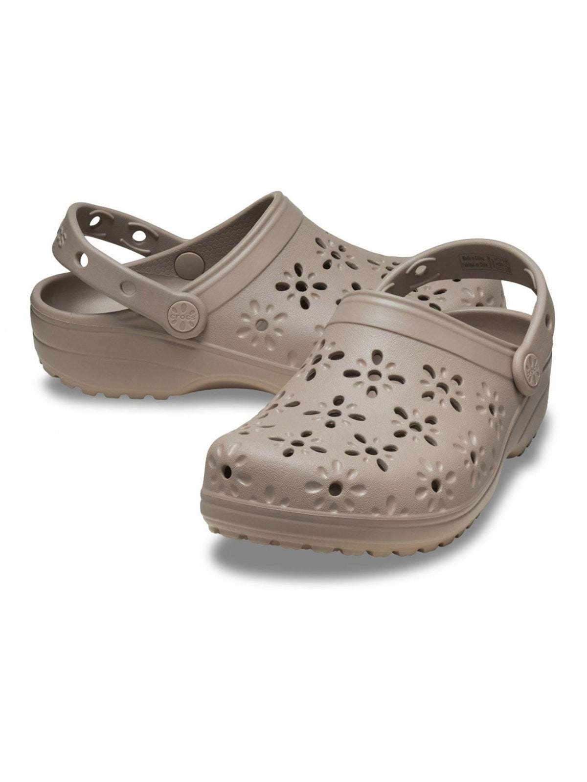 Crocs Sabot Donna Classic Floral Cut Out Clog W - CR.210927 TAUP gioboutiqueweb
