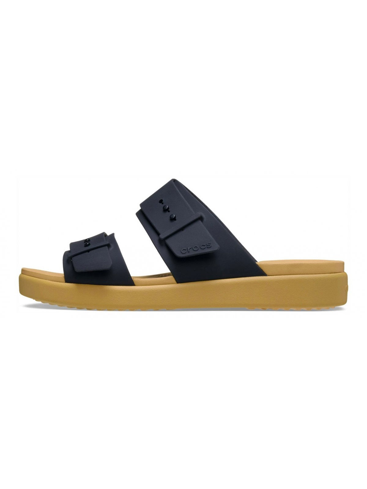 Crocs Ciabatta Donna Brooklyn Buckle Low Low Wdge W - CR.211215 BLKT gioboutiqueweb
