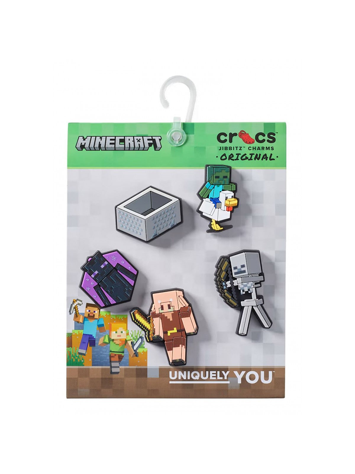 Crocs JIBBITZ Unisex adulto Minecraft 5 Pack - CR.5189 JIB UCOL gioboutiqueweb