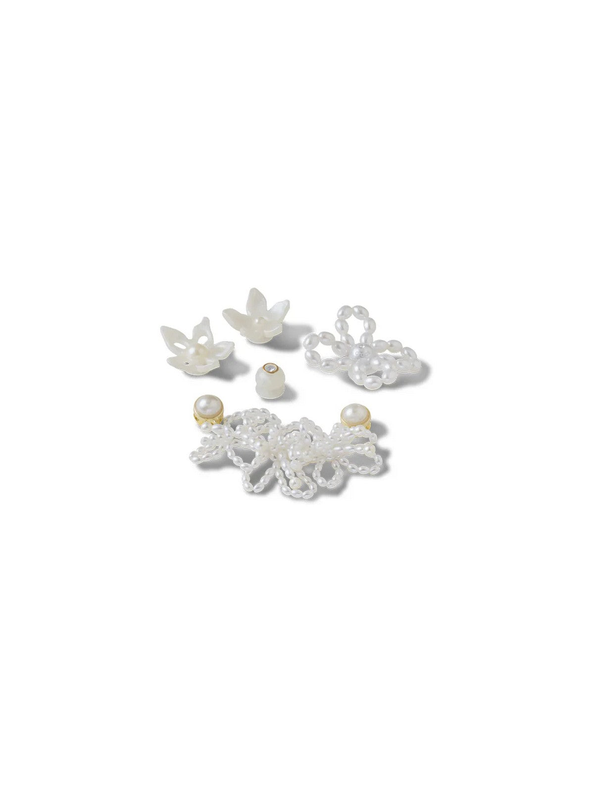 Crocs JIBBITZ Unisex adulto White Pearl Beaded 5 Pack - CR.5310 JIB UCOL gioboutiqueweb