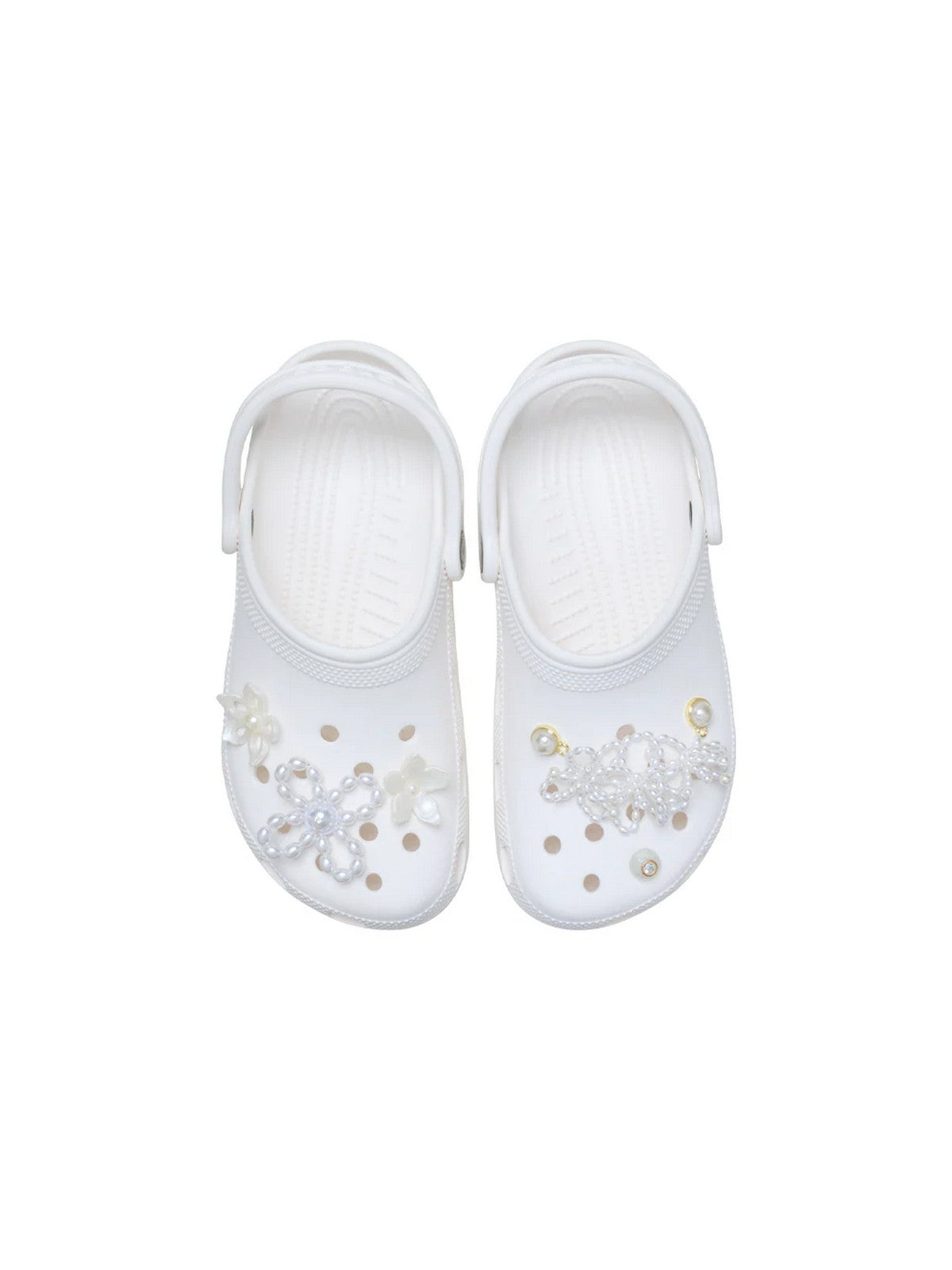 Crocs JIBBITZ Unisex adulto White Pearl Beaded 5 Pack - CR.5310 JIB UCOL gioboutiqueweb