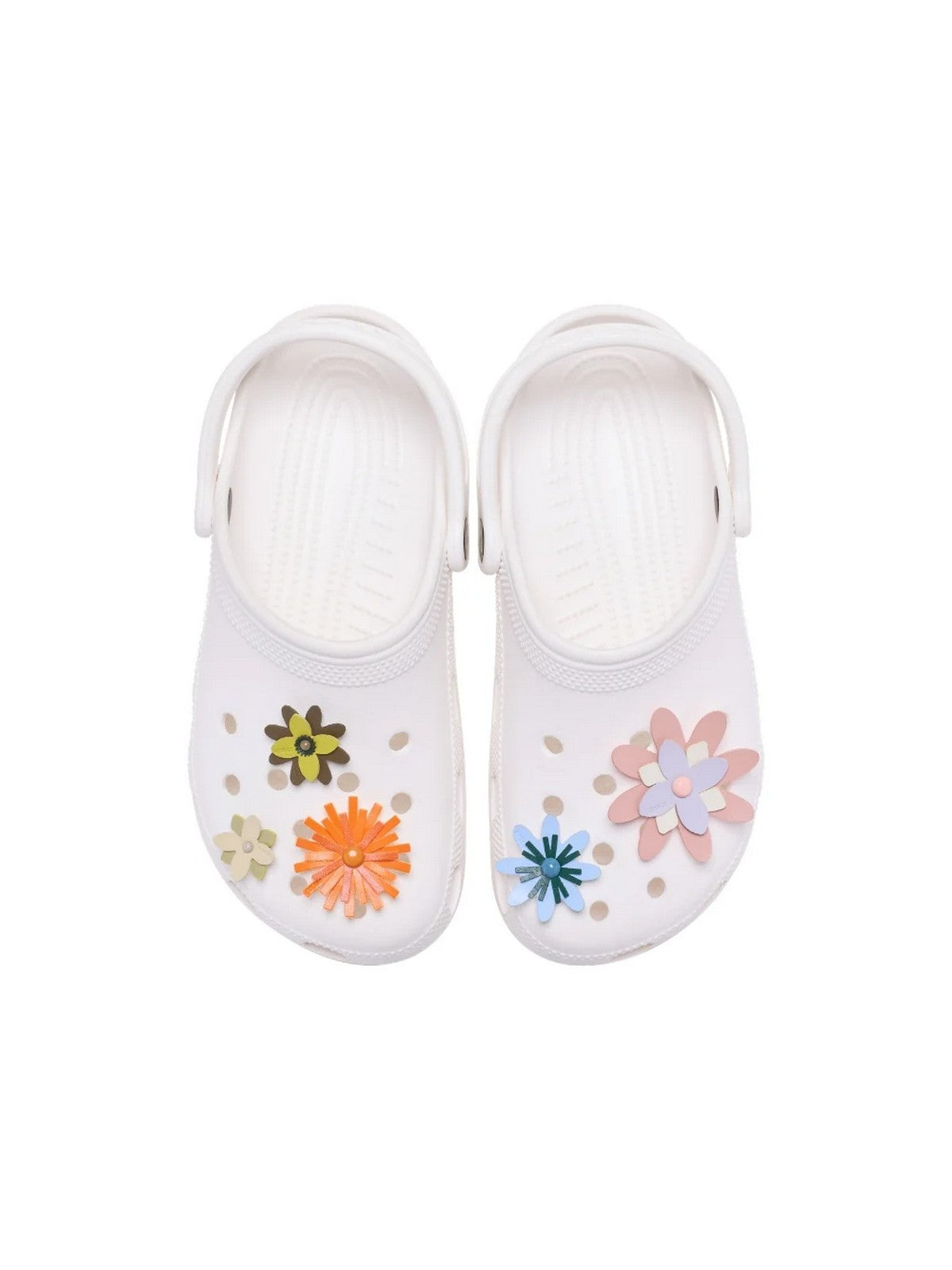 Crocs JIBBITZ Unisex adulto Faux Leather Floral 5 Pack - CR.6270 JIB UCOL gioboutiqueweb