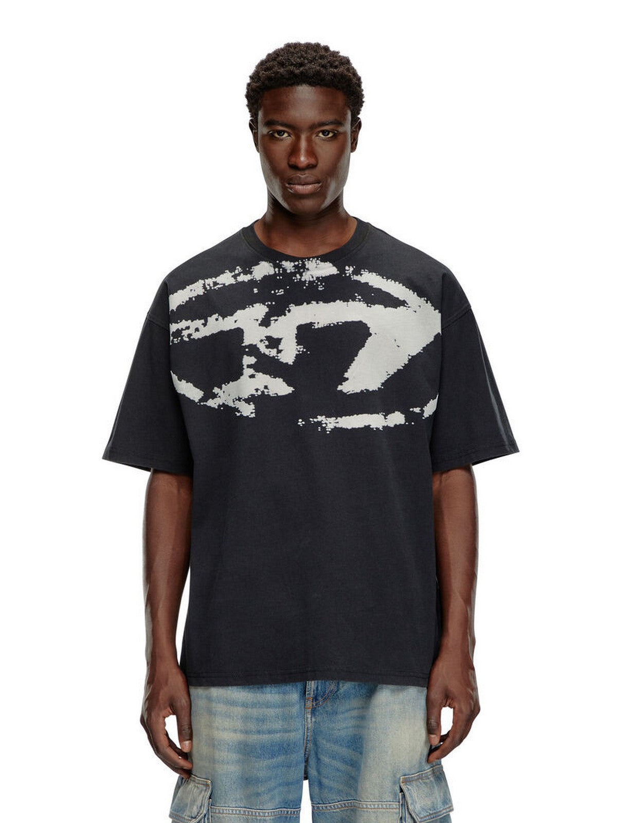 DIESEL T-shirt Uomo T-BOXT-N14 MAGLIETTA Nero - A13049 0DQAU 9XX gioboutiqueweb