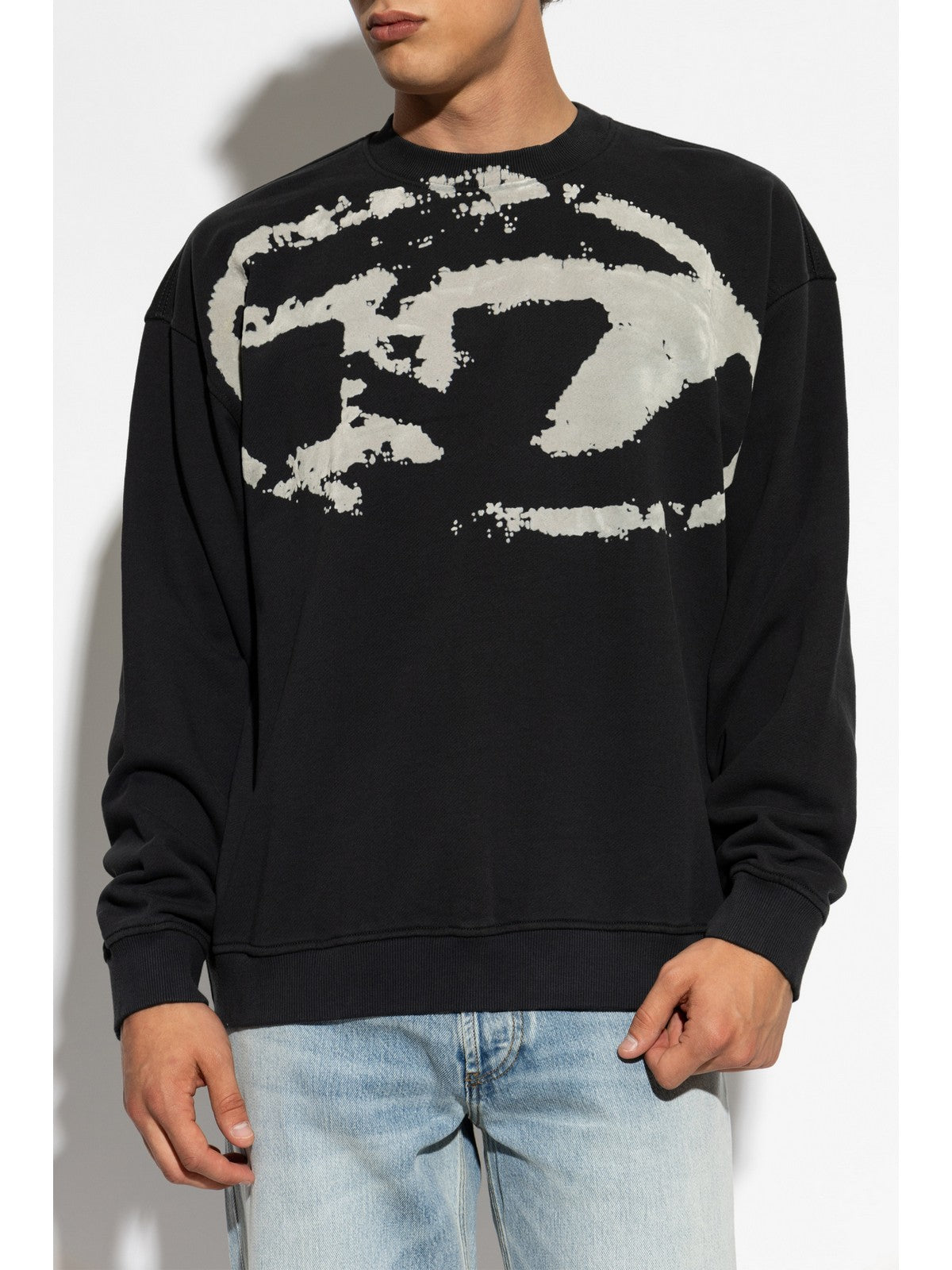DIESEL Felpa Uomo S-BOXT-N5 FELPA Nero - A13051 0DMBU 9XX gioboutiqueweb
