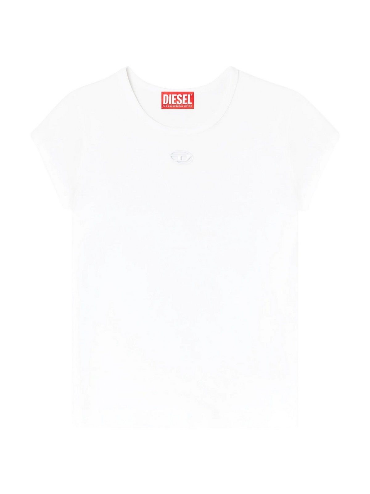 DIESEL T-shirt Donna T-ANGIE-OD MAGLIETTA A19912 0AFAA 100 100 - WHITE gioboutiqueweb