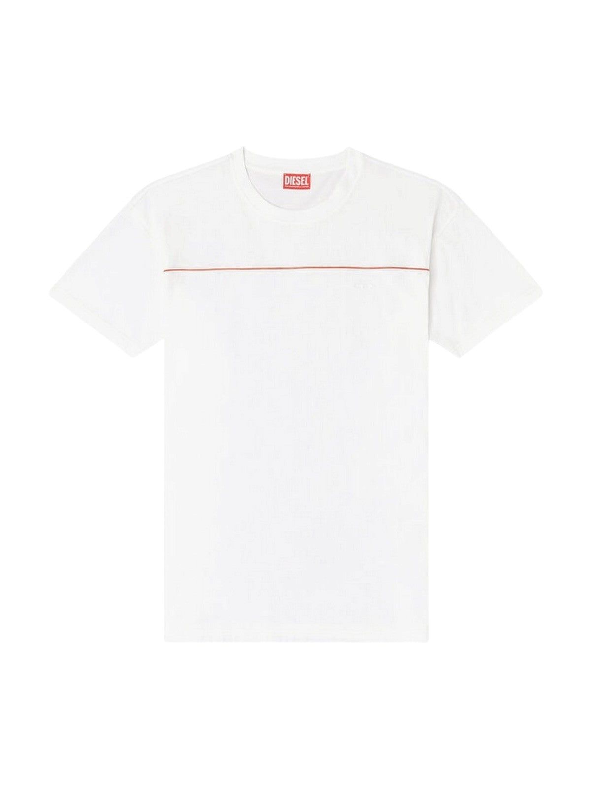 DIESEL T-shirt Uomo T-NORM-PIPING MAGLIETTA Avorio - A21118 0NIAX 141 gioboutiqueweb