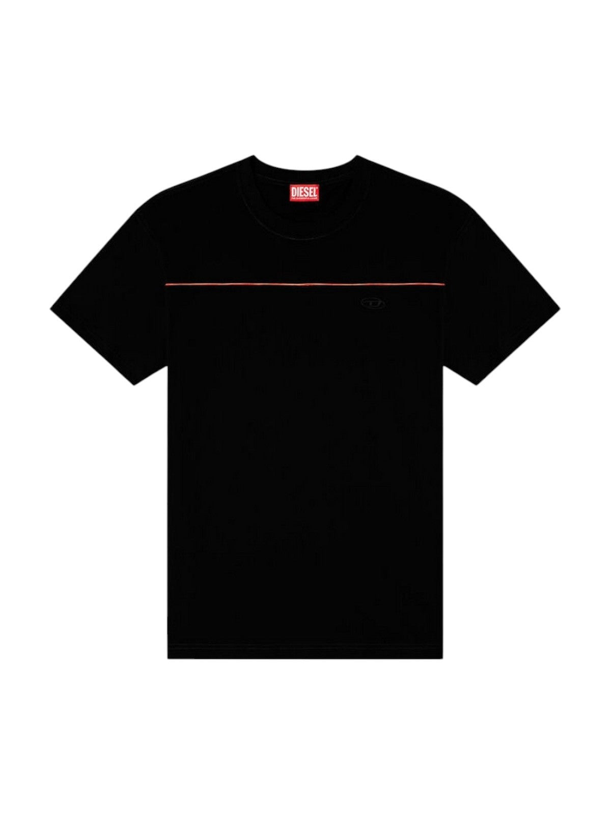DIESEL T-shirt Uomo T-NORM-PIPING MAGLIETTA Nero - A21118 0NIAX 9XX gioboutiqueweb