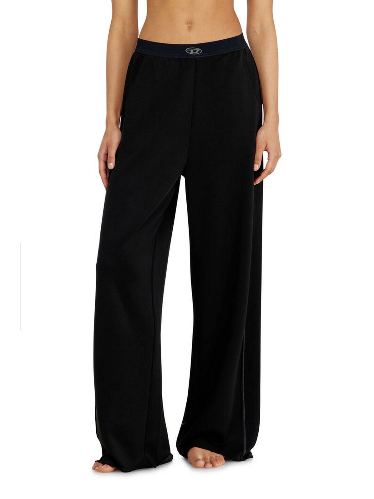 DIESEL Pantalone Donna ALYSA-UTLT PANTALONE HOMEWEAR Nero - A22308 0TJBU 9XX gioboutiqueweb