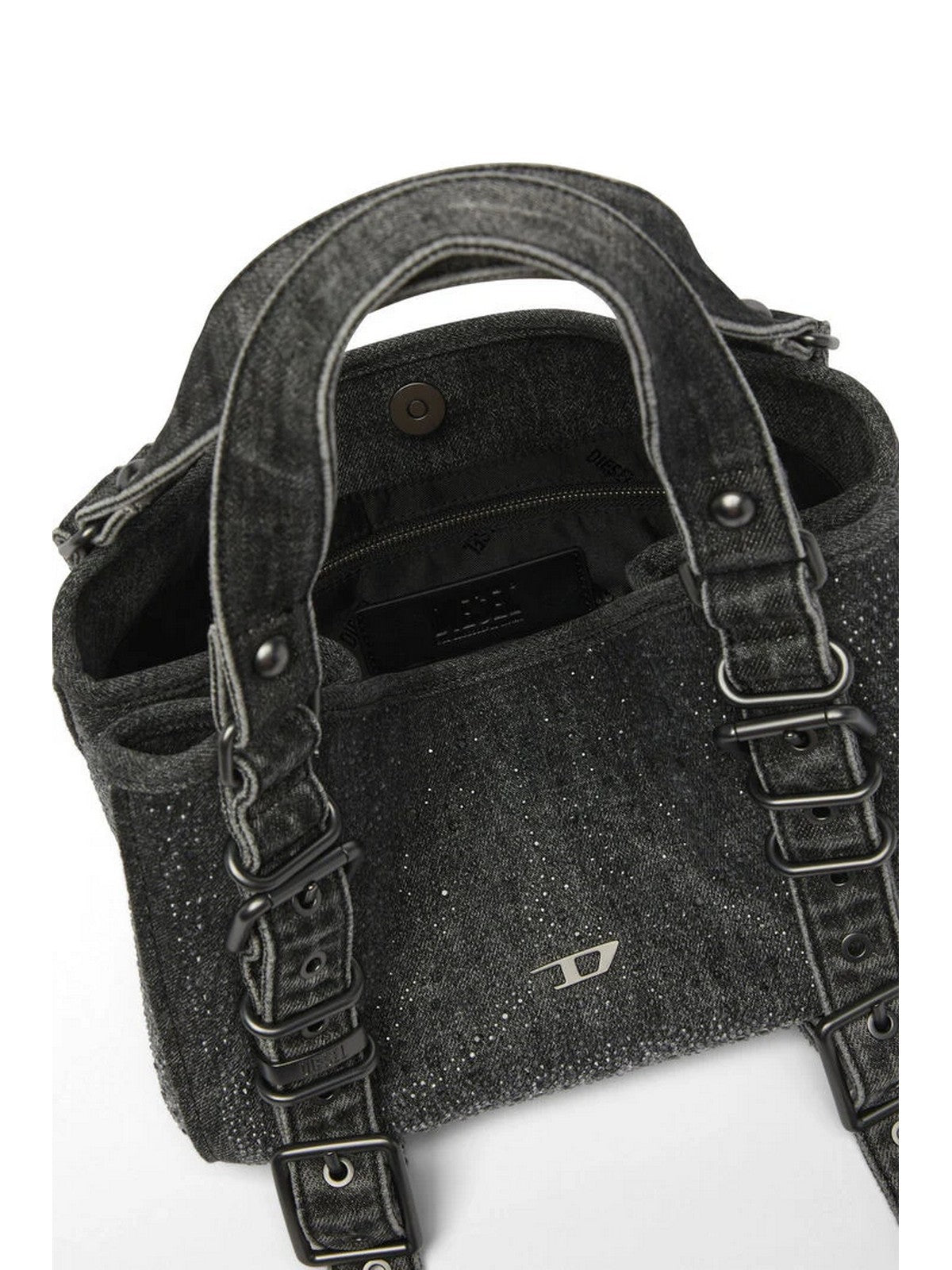 DIESEL Borsa Donna D-ONE D-ONE TOPHANDLE S Top-Handle Bags Nero - X10930 P9403 T8013 gioboutiqueweb