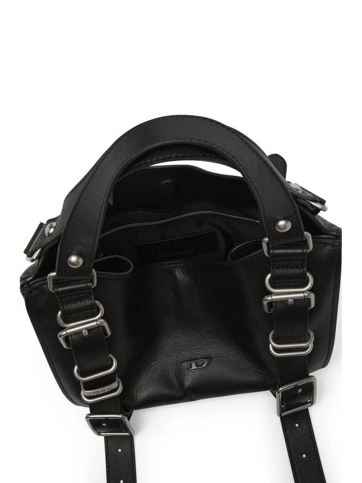 DIESEL Borsa Donna D-ONE D-ONE TOPHANDLE S Top-Handle Bags Nero - X10947 P9498 T8013 gioboutiqueweb