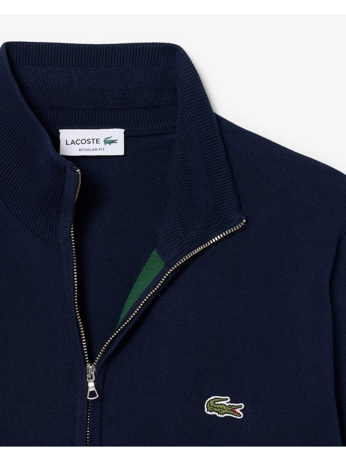 LACOSTE Cardigan Uomo AH1957 166 Blu gioboutiqueweb