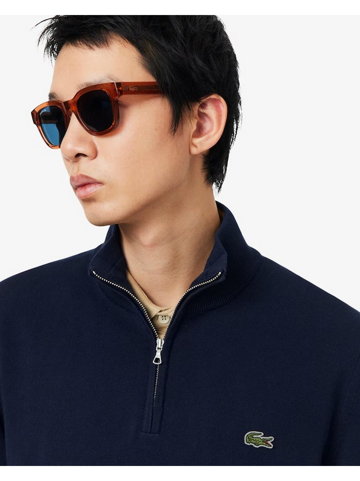 LACOSTE Maglione Uomo AH1980 166 Blu gioboutiqueweb
