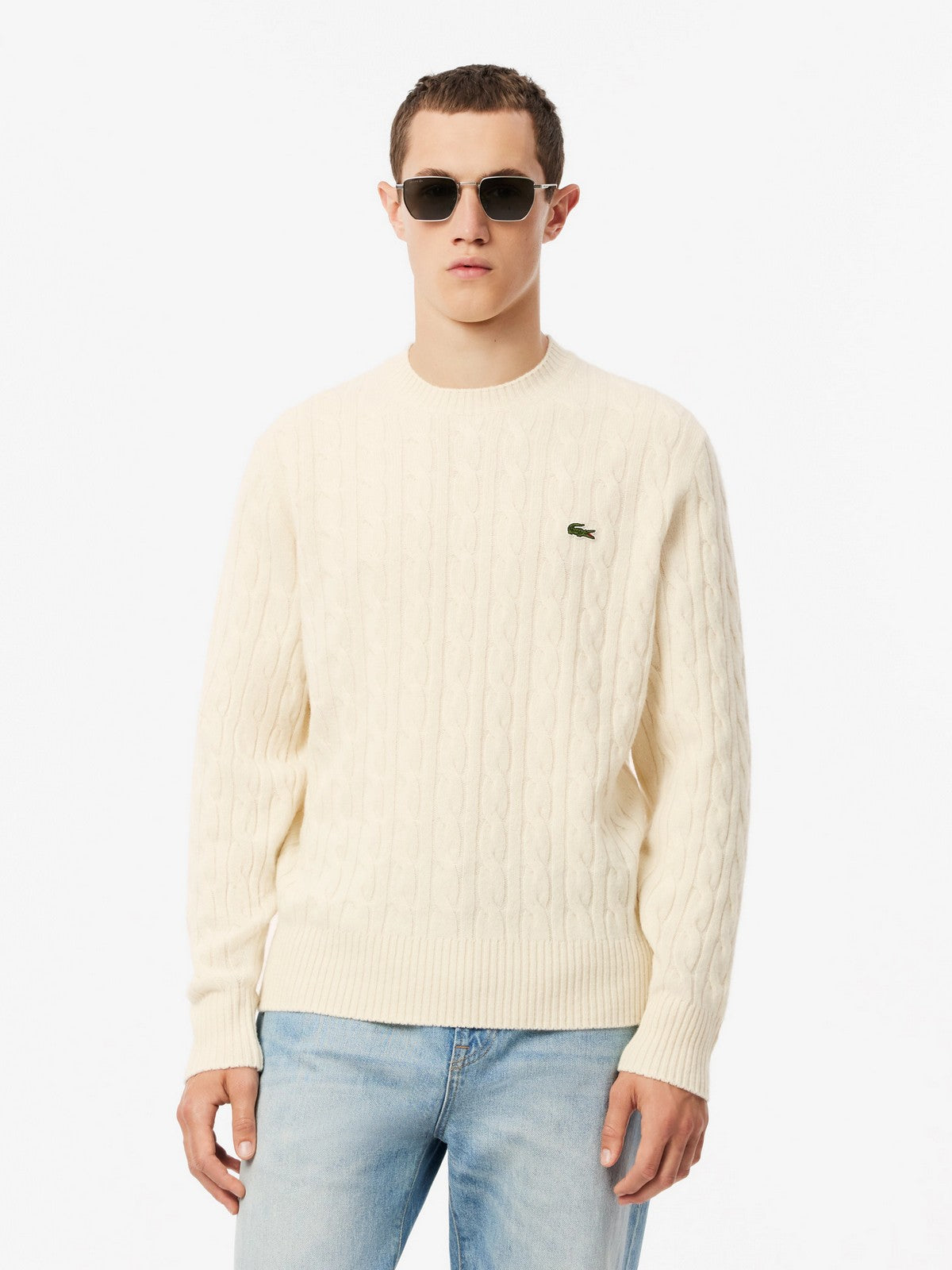 LACOSTE Maglione Uomo AH2924 XFJ Beige gioboutiqueweb