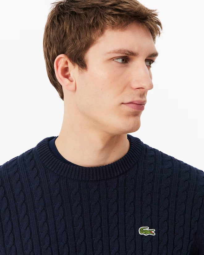 LACOSTE Maglione Uomo Navy Blu - AH7627 802 gioboutiqueweb