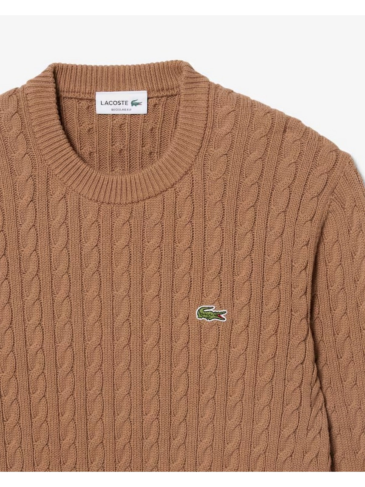 LACOSTE Maglione Uomo Cammello - AH7627 UQW gioboutiqueweb