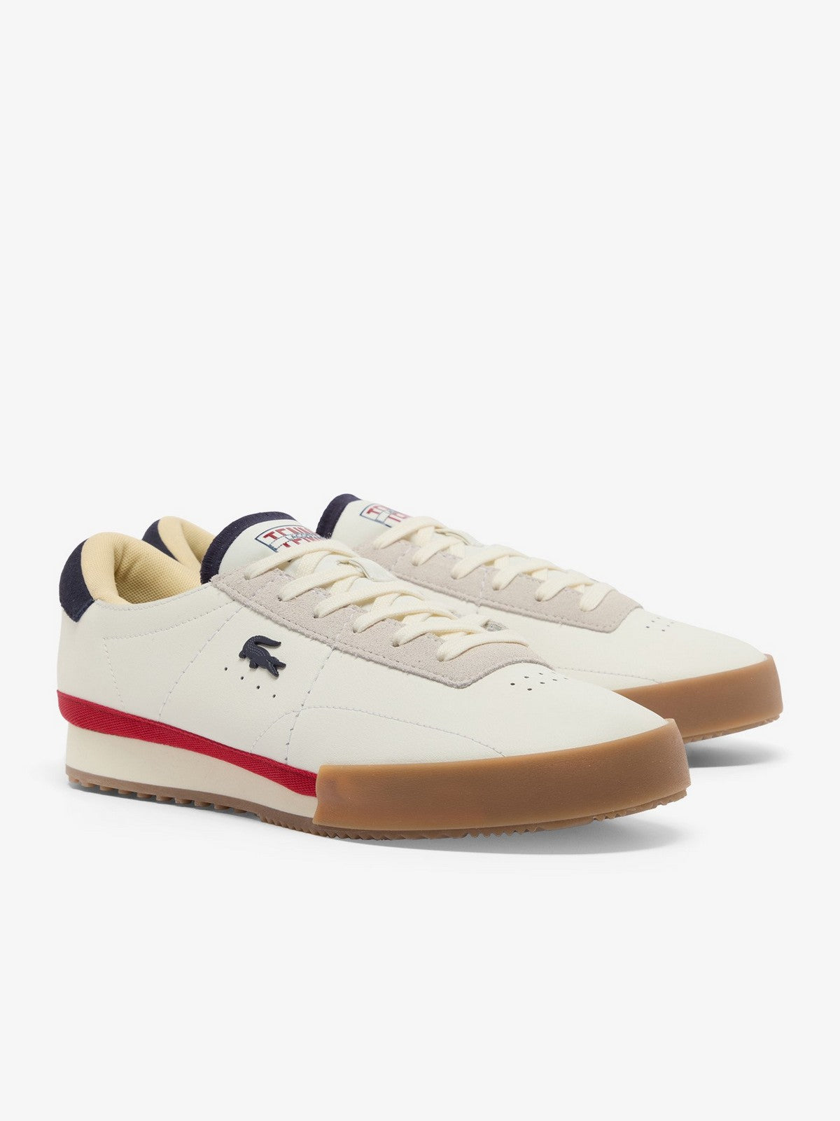 LACOSTE Sneaker Uomo 750SMA0161 407 WHT/NVY/RED gioboutiqueweb