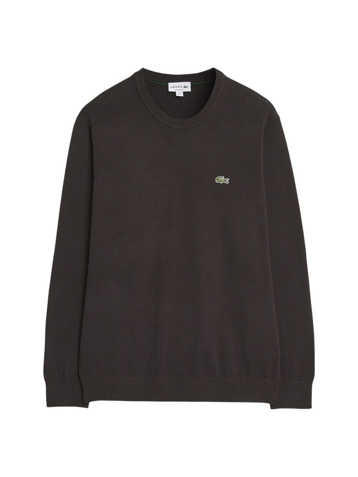 LACOSTE Maglia Uomo AH0128 3LA Marrone gioboutiqueweb