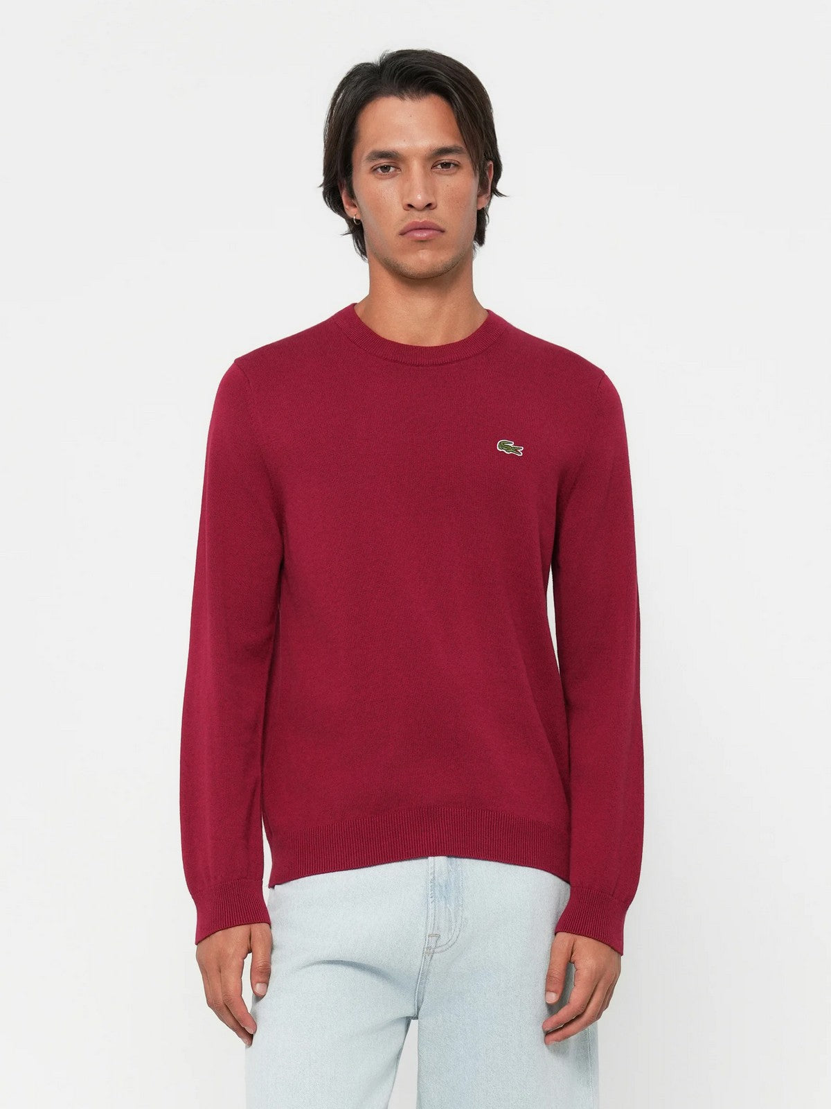 LACOSTE Maglione Uomo AH0128 476 BORDEAUX gioboutiqueweb