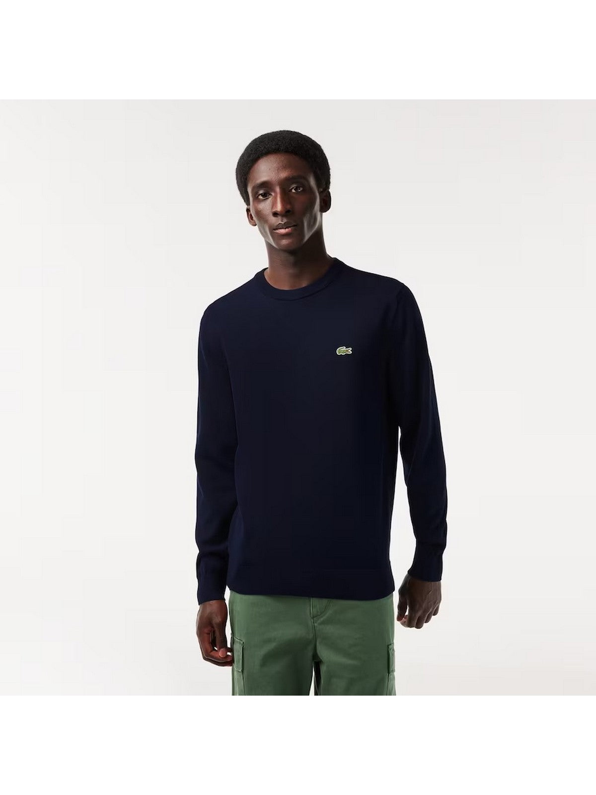 LACOSTE Maglione Uomo AH1985 166 Blu gioboutiqueweb