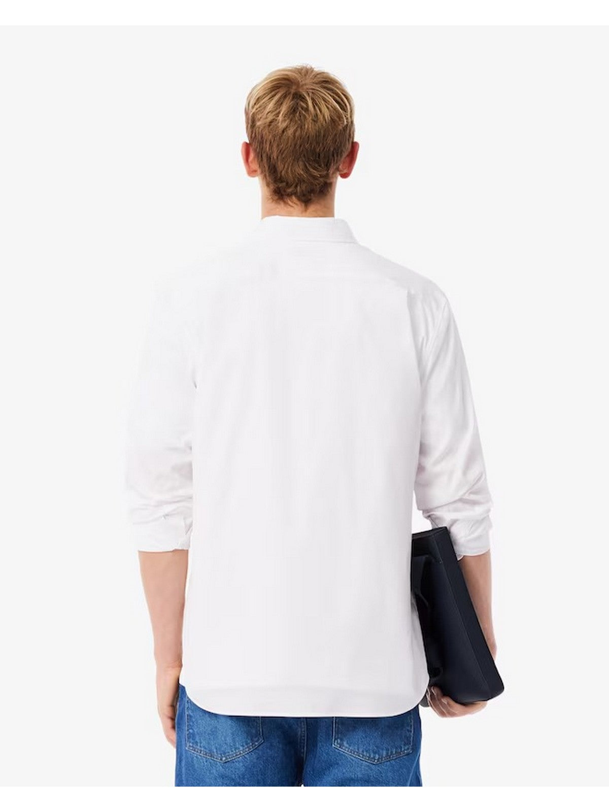 LACOSTE Camicia Uomo CH2933 001 Bianco gioboutiqueweb