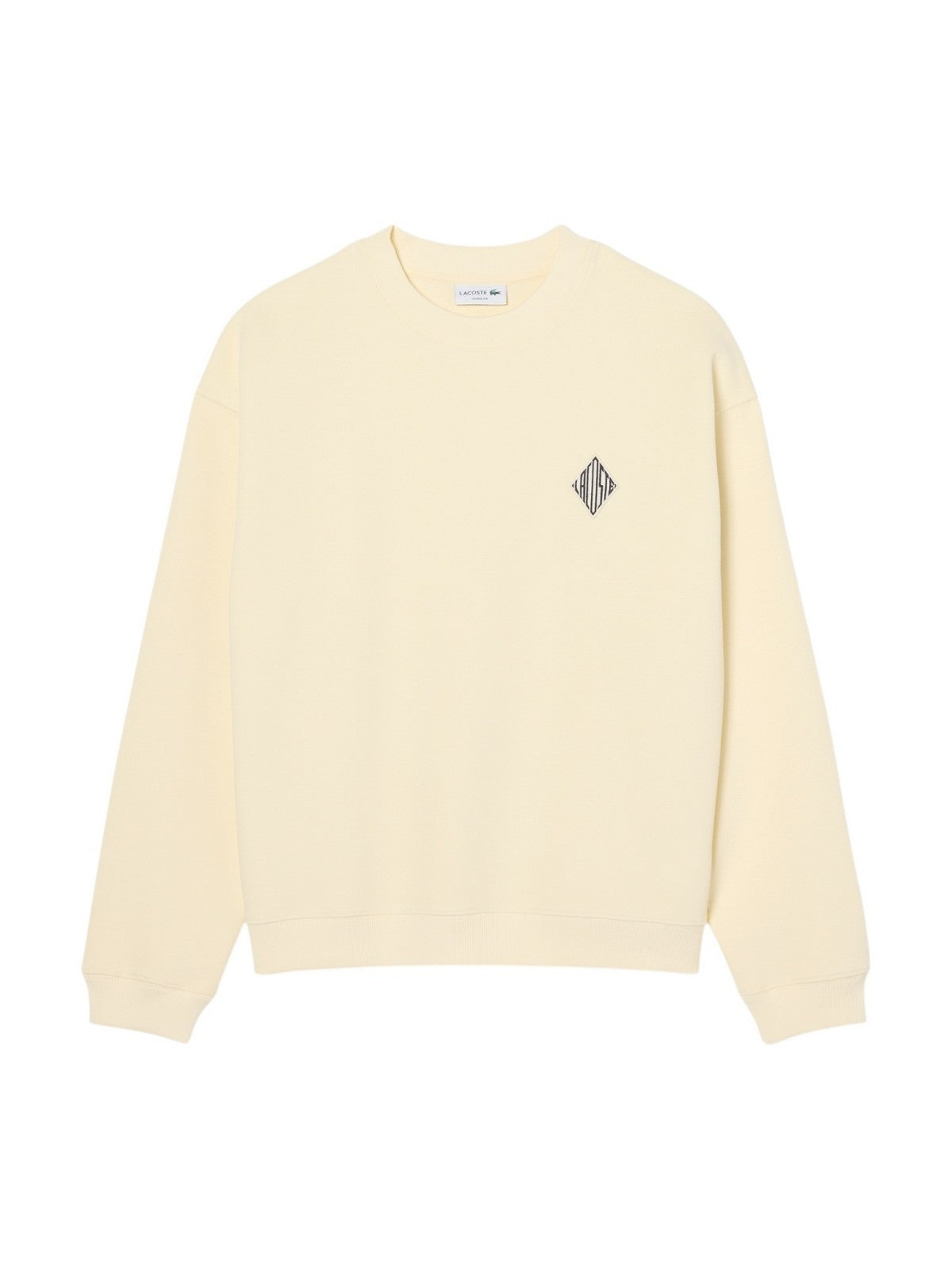 LACOSTE Felpa Donna SH0035 S7G Beige gioboutiqueweb
