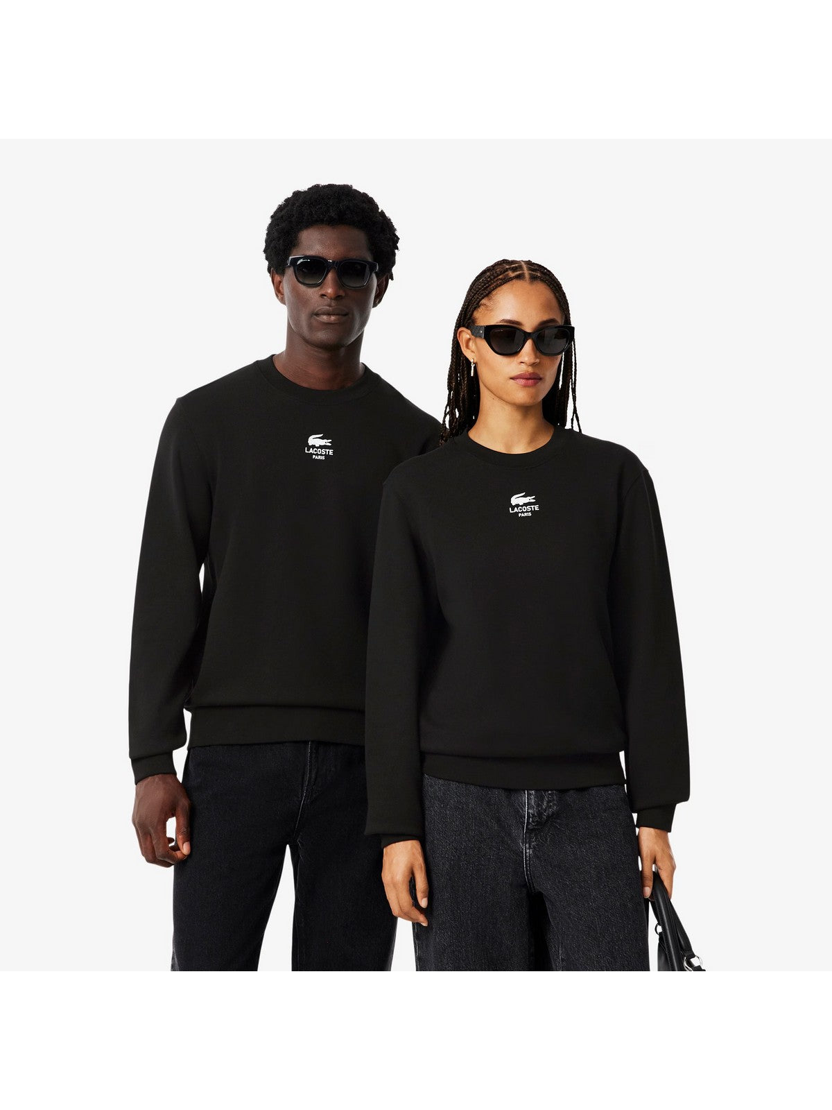 LACOSTE Felpa Uomo SH2736 031 Nero gioboutiqueweb