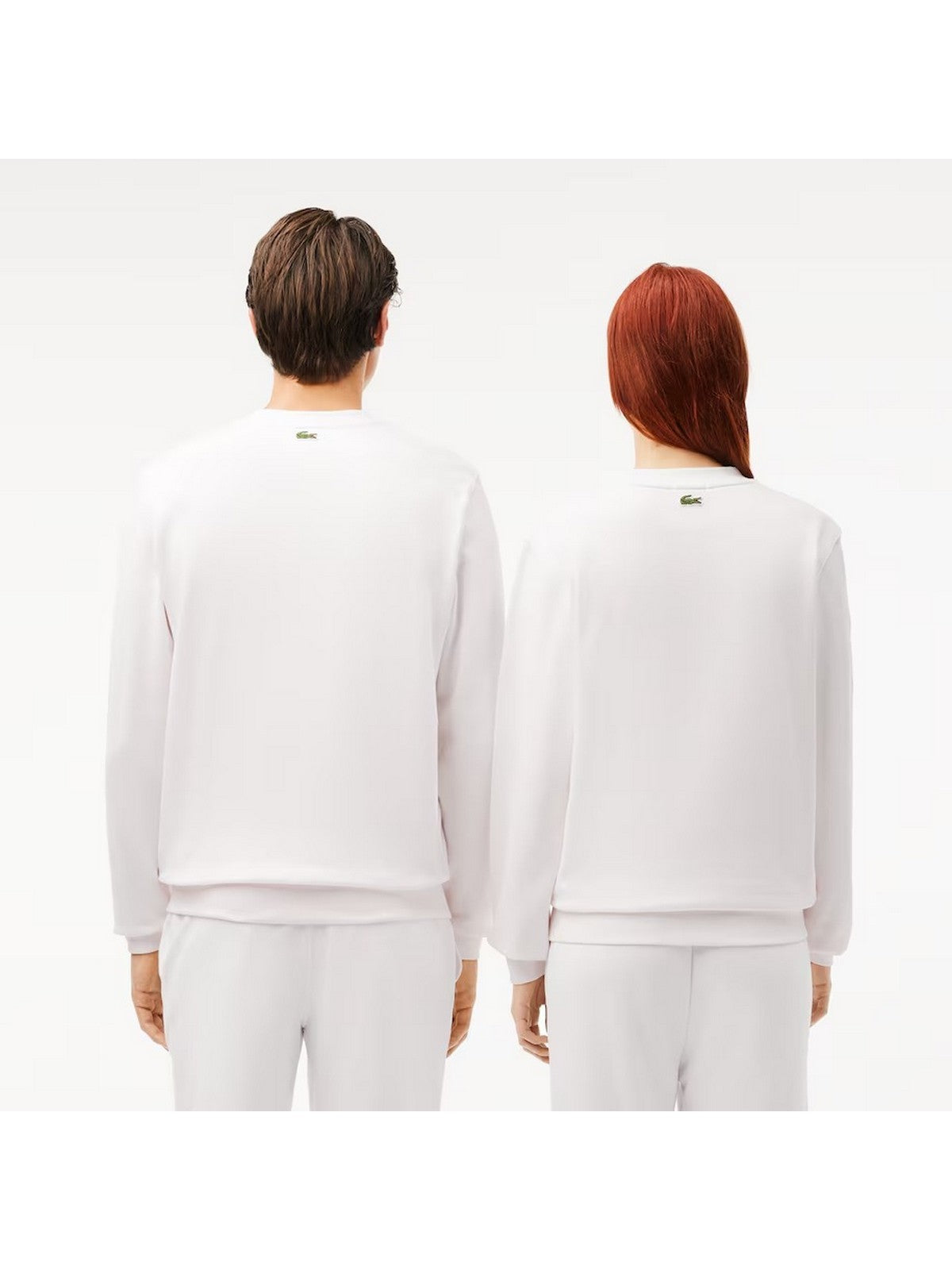 LACOSTE Felpa Uomo SH2736 70V Bianco gioboutiqueweb