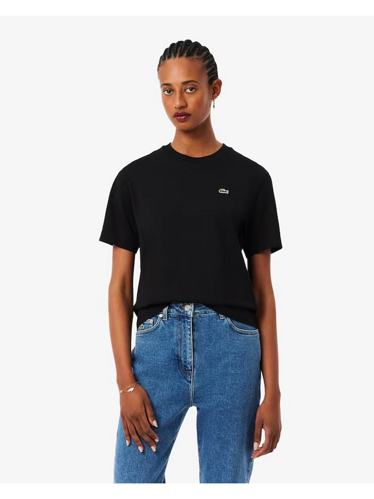 LACOSTE T-shirt Donna TF7215 031 Nero gioboutiqueweb