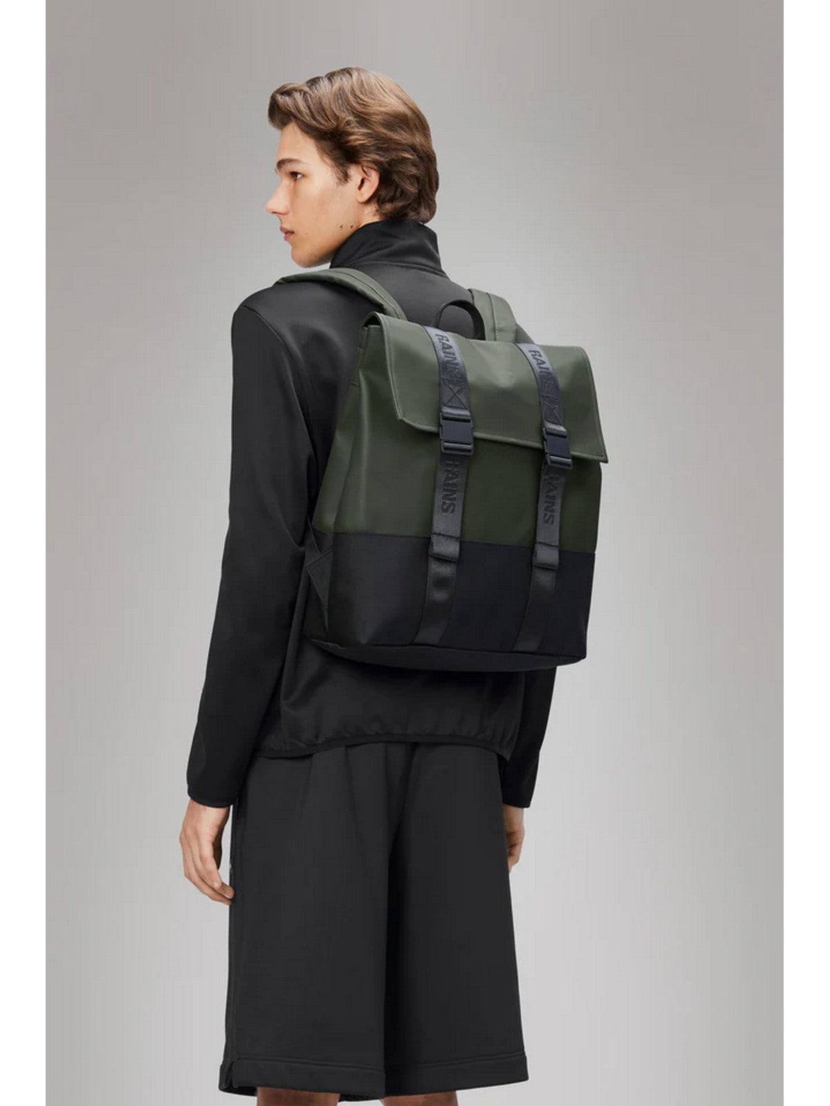RAINS Zaino Unisex adulto Trail MSN Bag W3 14310 03 Green Verde gioboutiqueweb