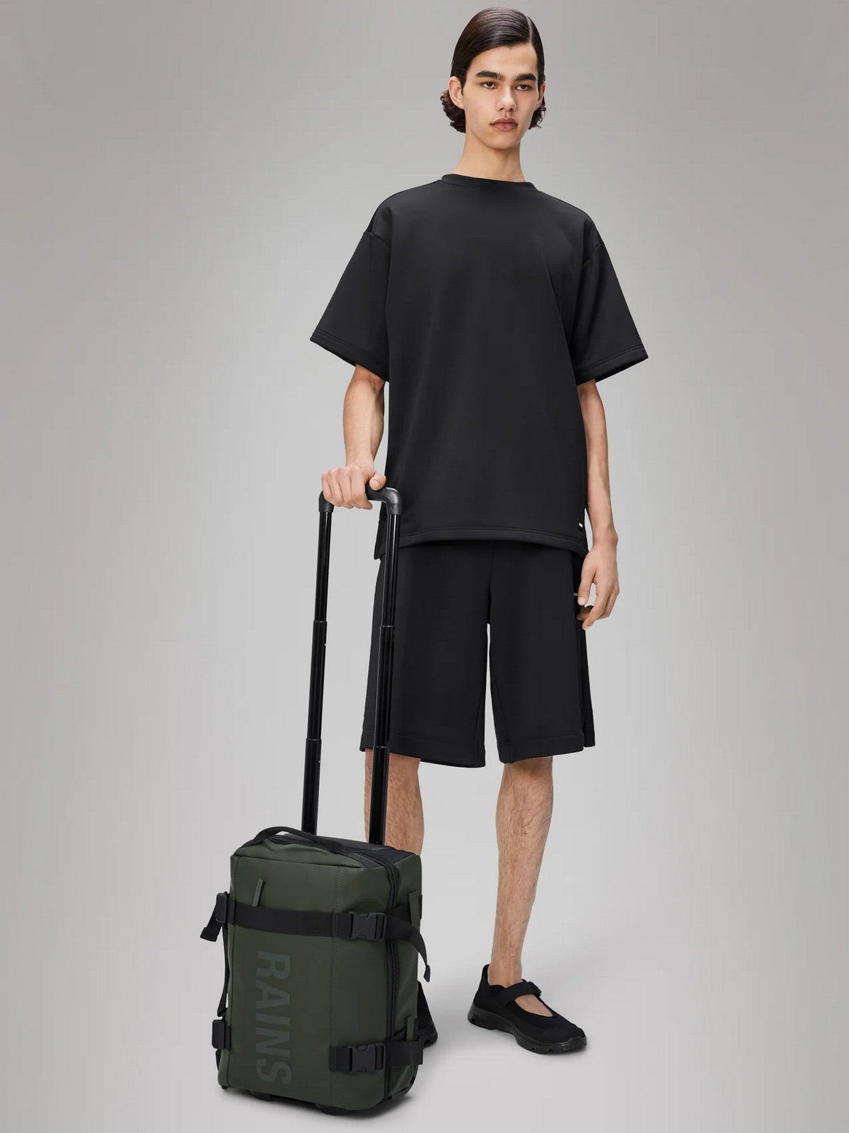RAINS Valigie e Trolley Unisex adulto Texel Cabin Bag Mini W3 14790 03 Green Verde gioboutiqueweb