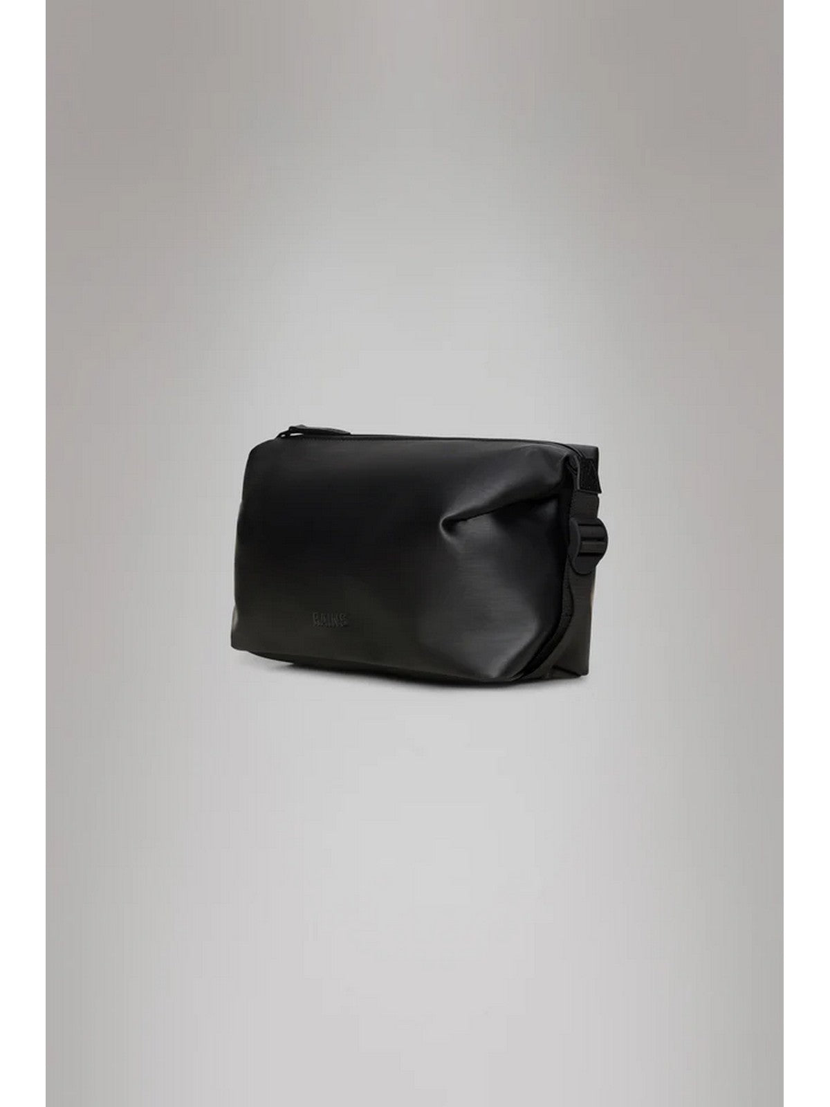 RAINS Pochette Unisex adulto Hilo Wash Bag W3 15630 84 Black Grain Nero gioboutiqueweb