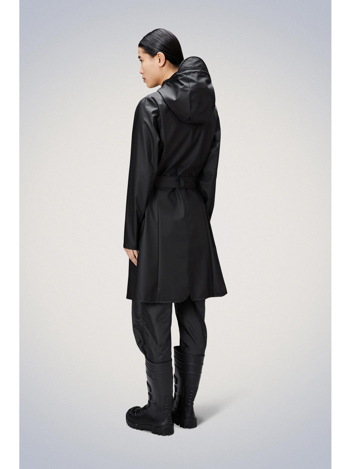 RAINS Giubbino Donna Curve W Jacket W3 18130 01 Black Nero gioboutiqueweb