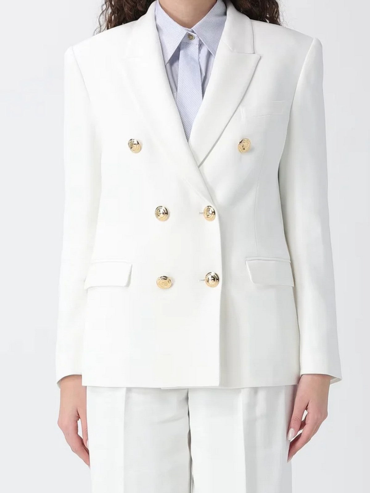 ELISABETTA FRANCHI Giacca Donna  GI20061E2 360 Avorio gioboutiqueweb