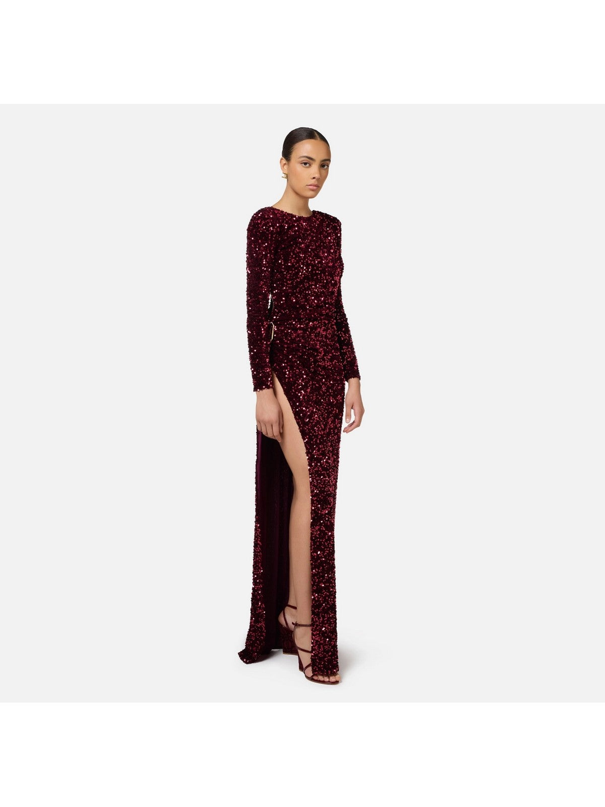 ELISABETTA FRANCHI Abito Donna  AB69447E2 CG3 Rosso gioboutiqueweb