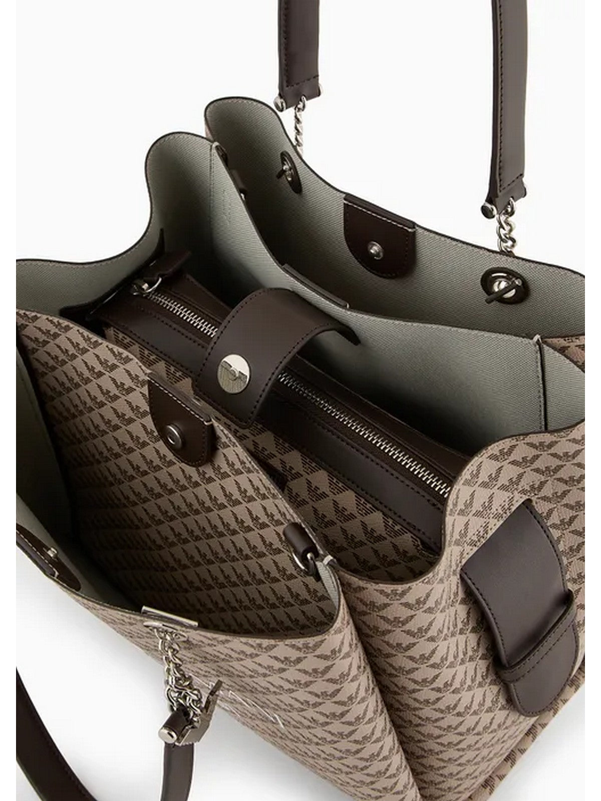 EMPORIO ARMANI Borsa Donna  Y3D158 YWS0E 80757 Marrone gioboutiqueweb