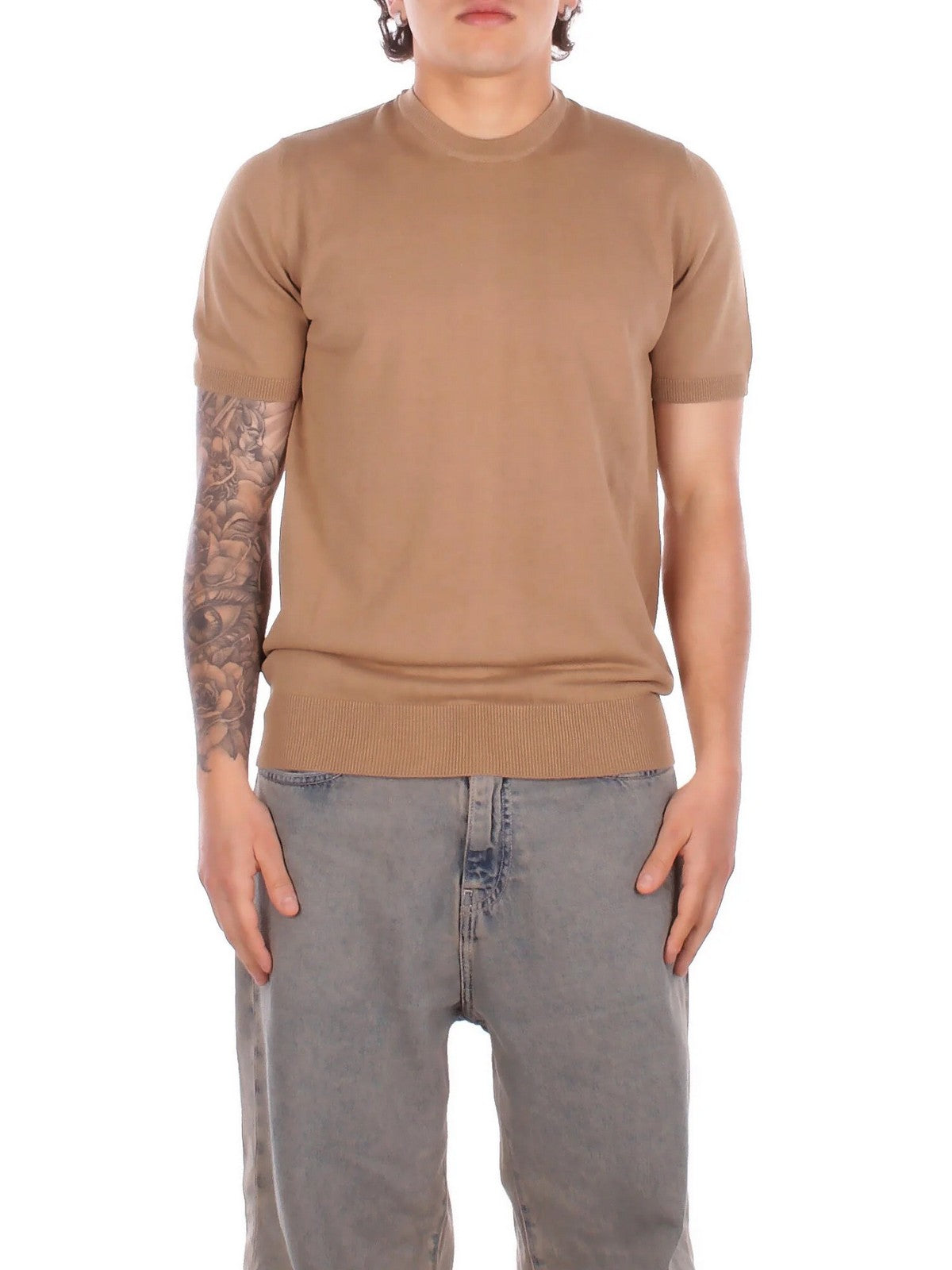 ALPHA STUDIO T-shirt Uomo  AU-5031CU 1014 SAFARI