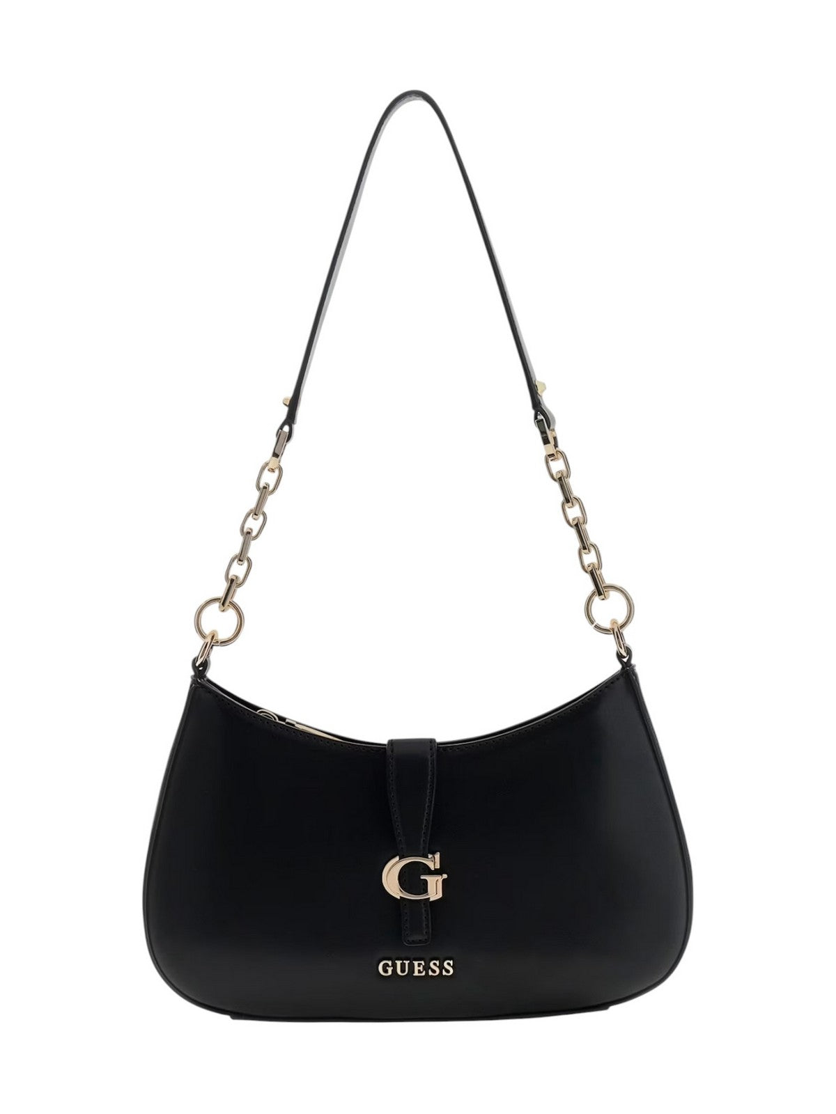 GUESS Borsa Donna CARRIE TOP ZIP SHOULDER BAG HWVG98 96180 BLA BLACK gioboutiqueweb