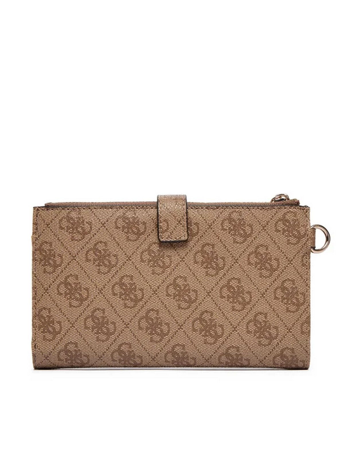 GUESS Portafoglio Donna LAUREL II SLG DBL ZIP ORGNZR SWSG74 59157 LTL LATTE LOGO gioboutiqueweb