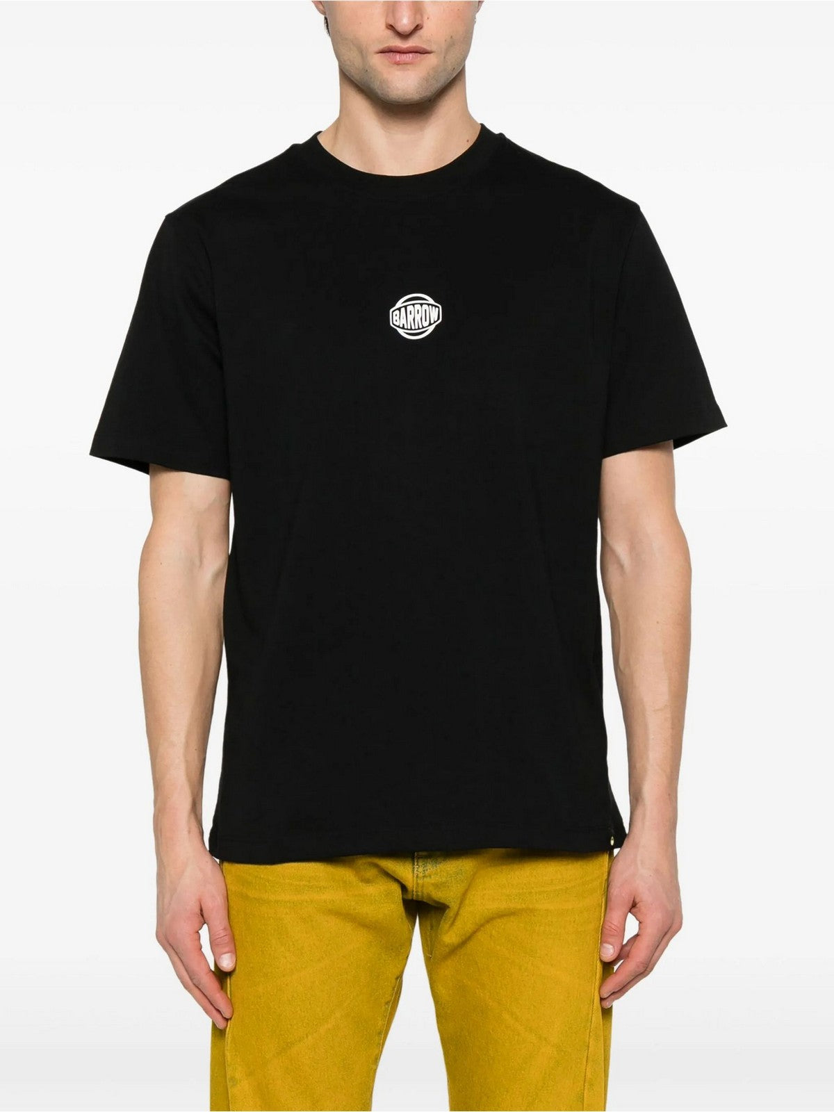 BARROW T-shirt Uomo  S5BWUATH157 110 Nero gioboutiqueweb