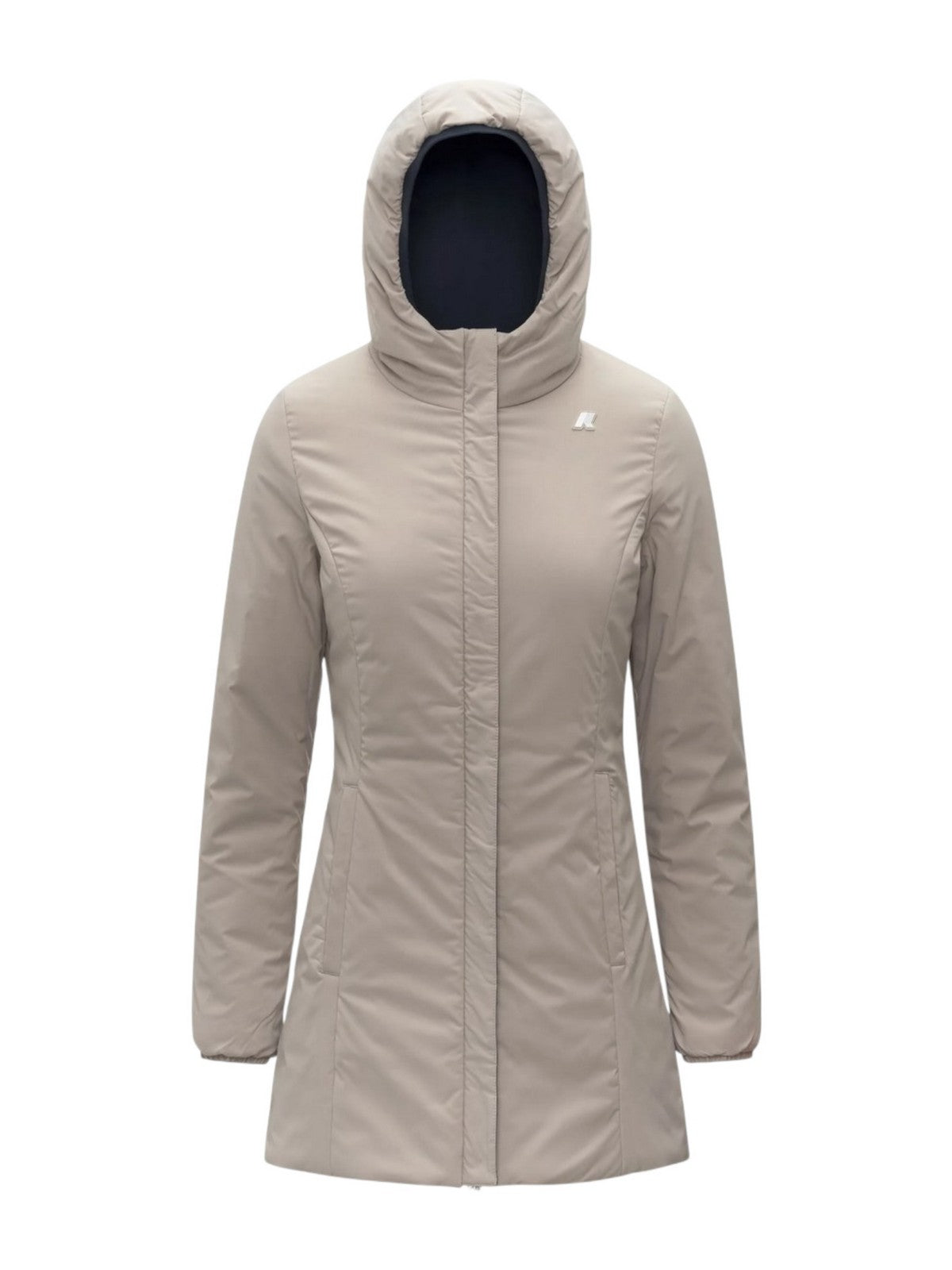 K-WAY Women's Jacket DENISE ST WARM DOUBLE K6128UW BBC Blue Depth - Beige C
