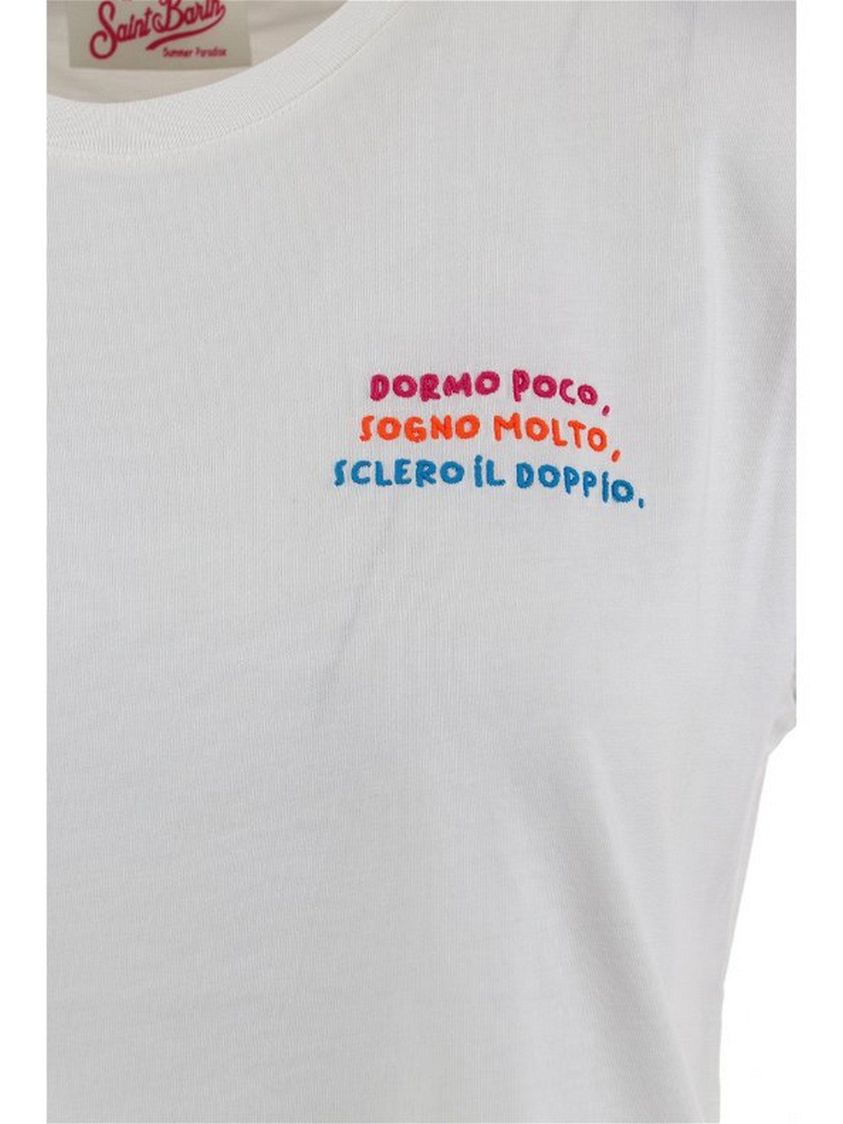 Mc2 Saint Barth T-shirt and Pole Women Emilie 05708F White