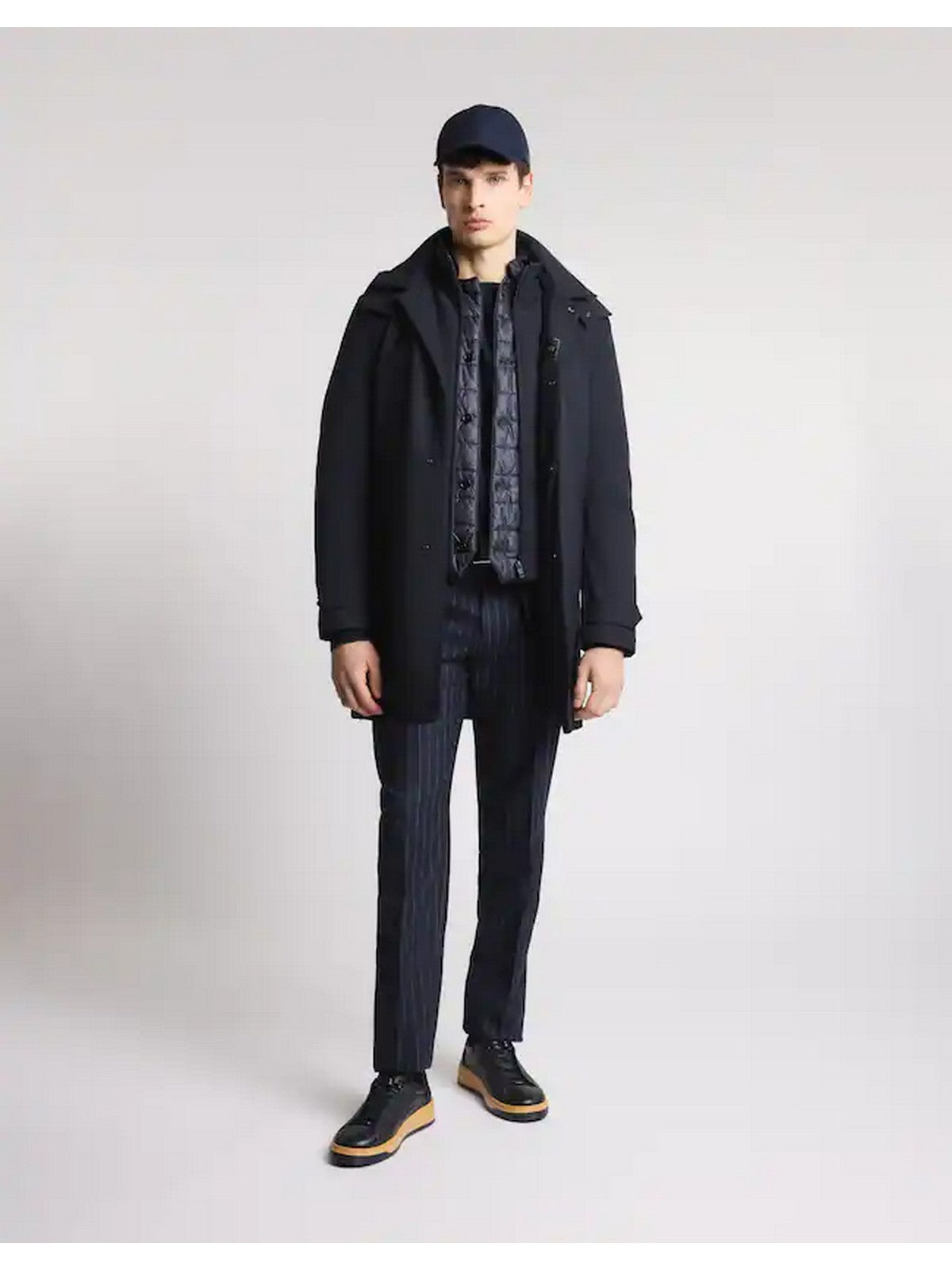 FAY Cappotto Uomo  NAM6151037JXRFU807 BLU NAVY gioboutiqueweb