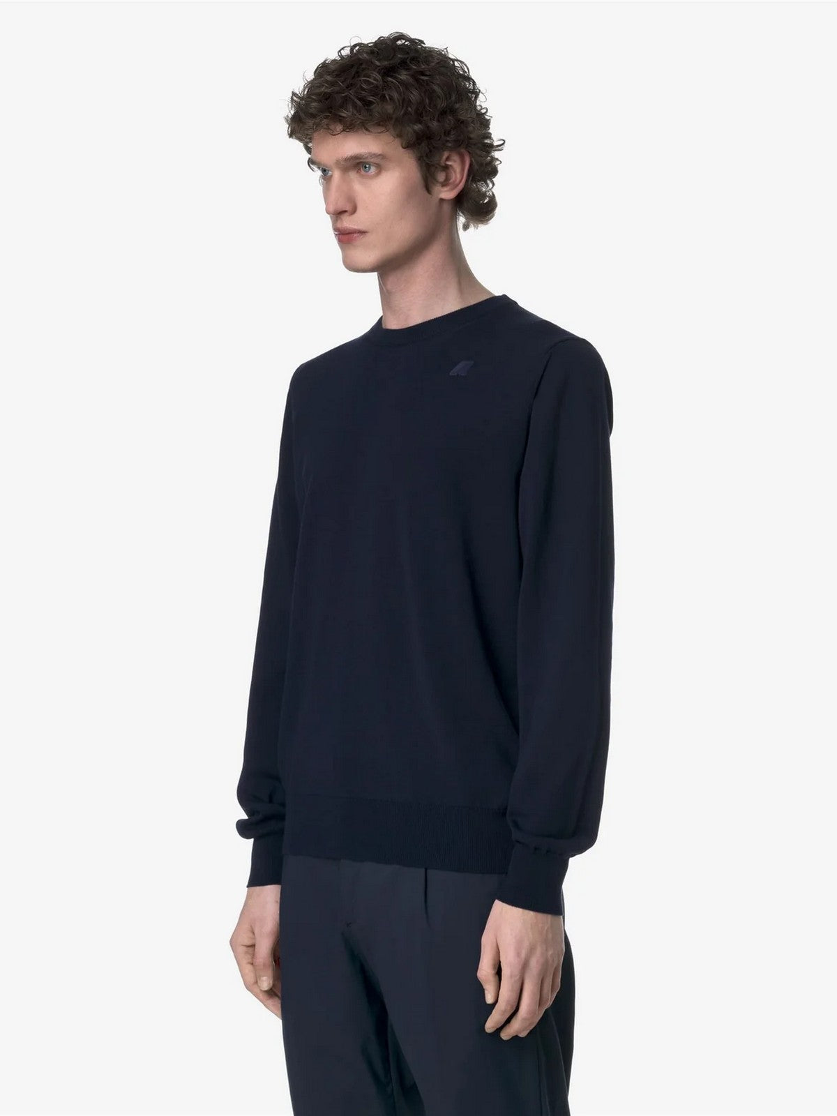 K-WAY Maglia Uomo Sebastien Cotton Ps K4122YW K89 BLUE DEPTH gioboutiqueweb
