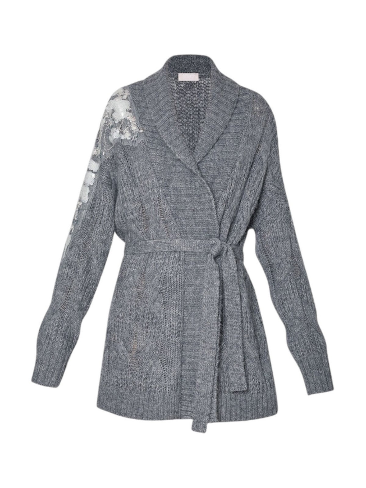 Liu Jo White Cardigan Frau WF4358MA55p 02050 Grau