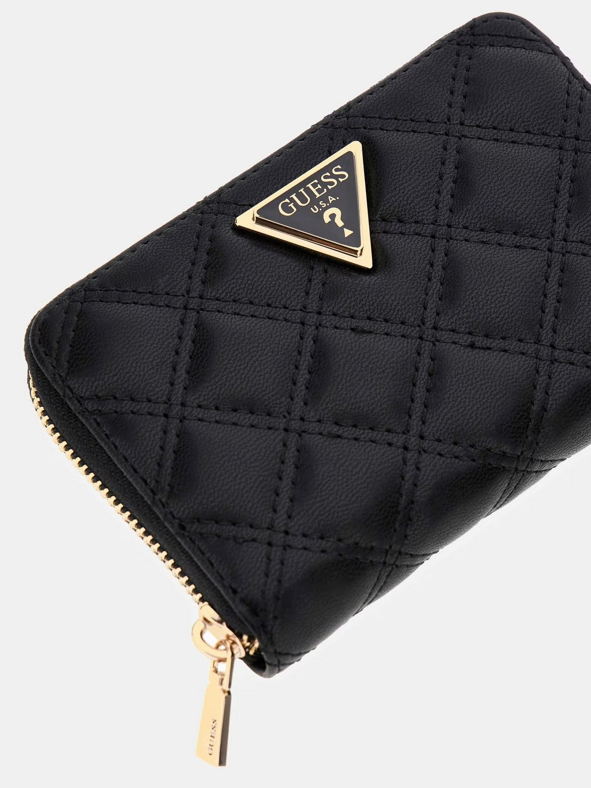 GUESS Portafoglio Donna GIULLY II SLG MED ZIP AROUND SWQG96 73140 BLA BLACK
